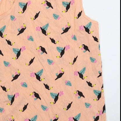 Primark Womens Orange   Basic Tank Size 10