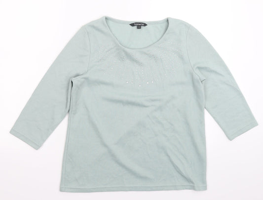 Bonmarché Womens Grey   Pullover Jumper Size 14