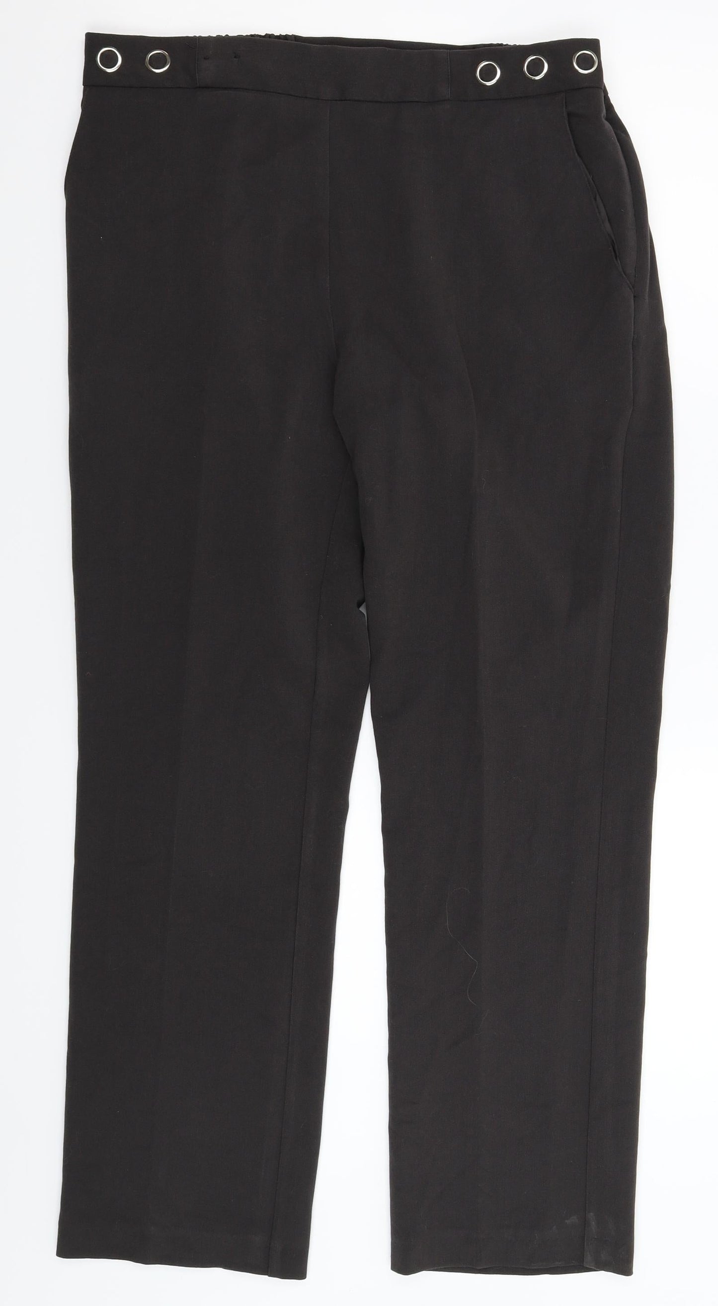 Womens UK Size 14 Anna Rose Regular Fit  Grey Trousers