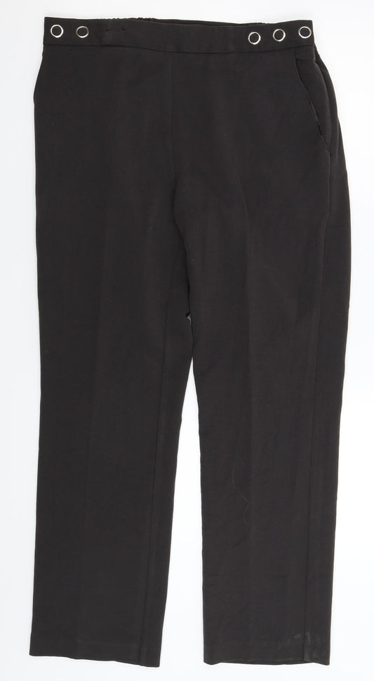 Womens UK Size 14 Anna Rose Regular Fit  Grey Trousers