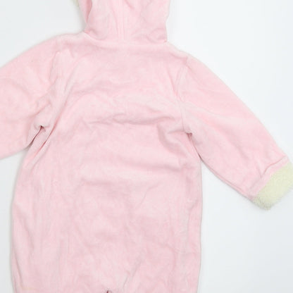 Chickee Duck Girls Pink   Coverall One-Piece Size 12 Months