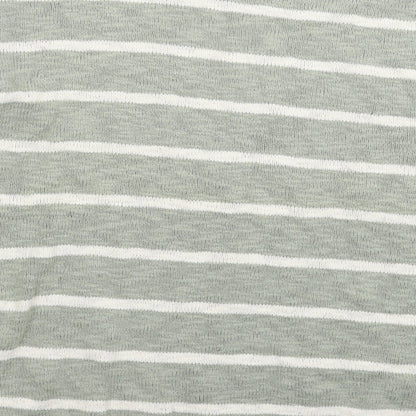 H&M Girls Grey Striped Knit Pullover Jumper Size 14 Years