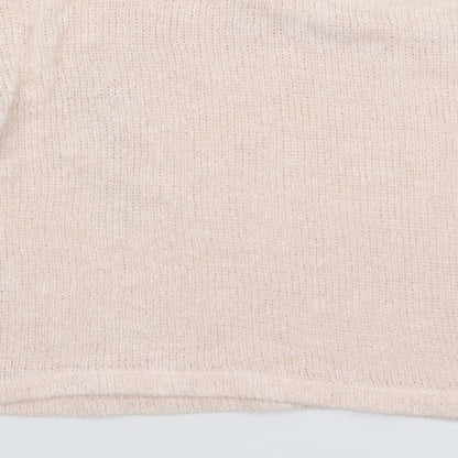 Candy Couture Girls Pink  Knit Pullover Jumper Size 13 Years