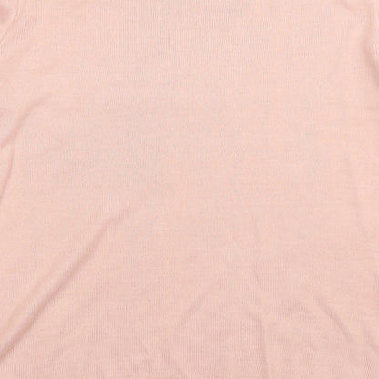 Dorothy Perkins Womens Pink  Knit Pullover Jumper Size 14