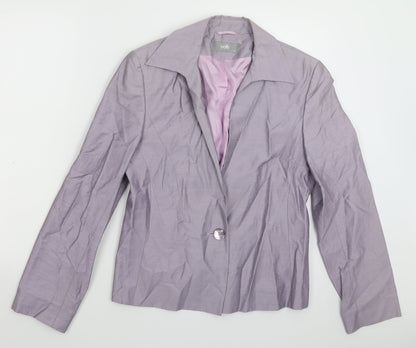 Wallis Womens Purple   Jacket Suit Jacket Size 14