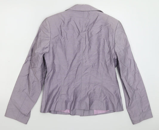 Wallis Womens Purple   Jacket Suit Jacket Size 14