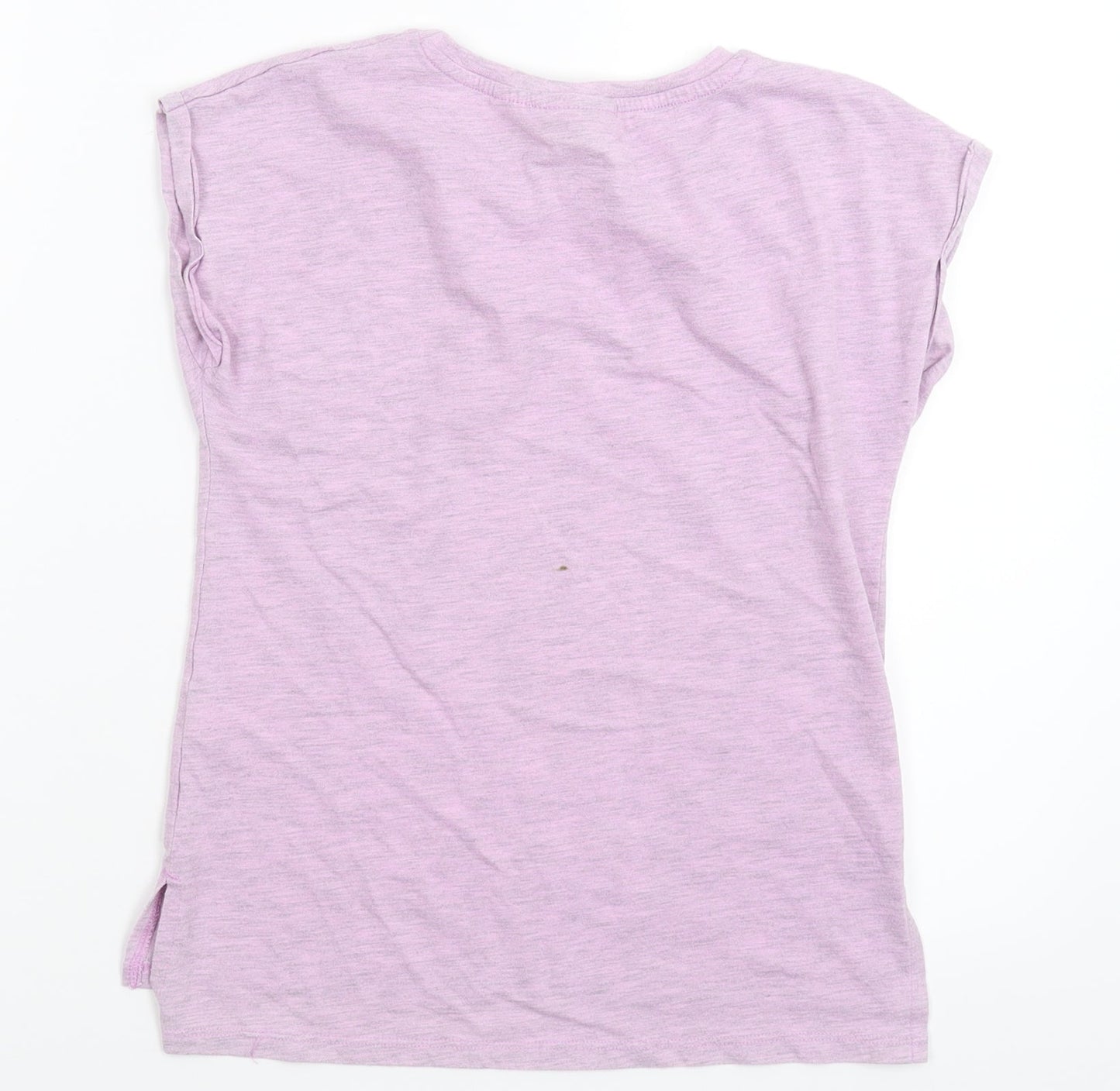 NEXT Girls Purple   Basic T-Shirt Size 5 Years  - Star Wars
