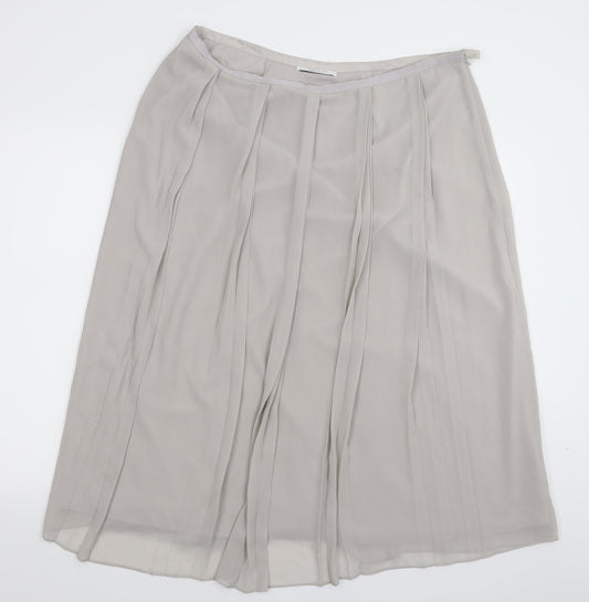 Jacques Vert Womens Grey   Maxi Skirt Size 18
