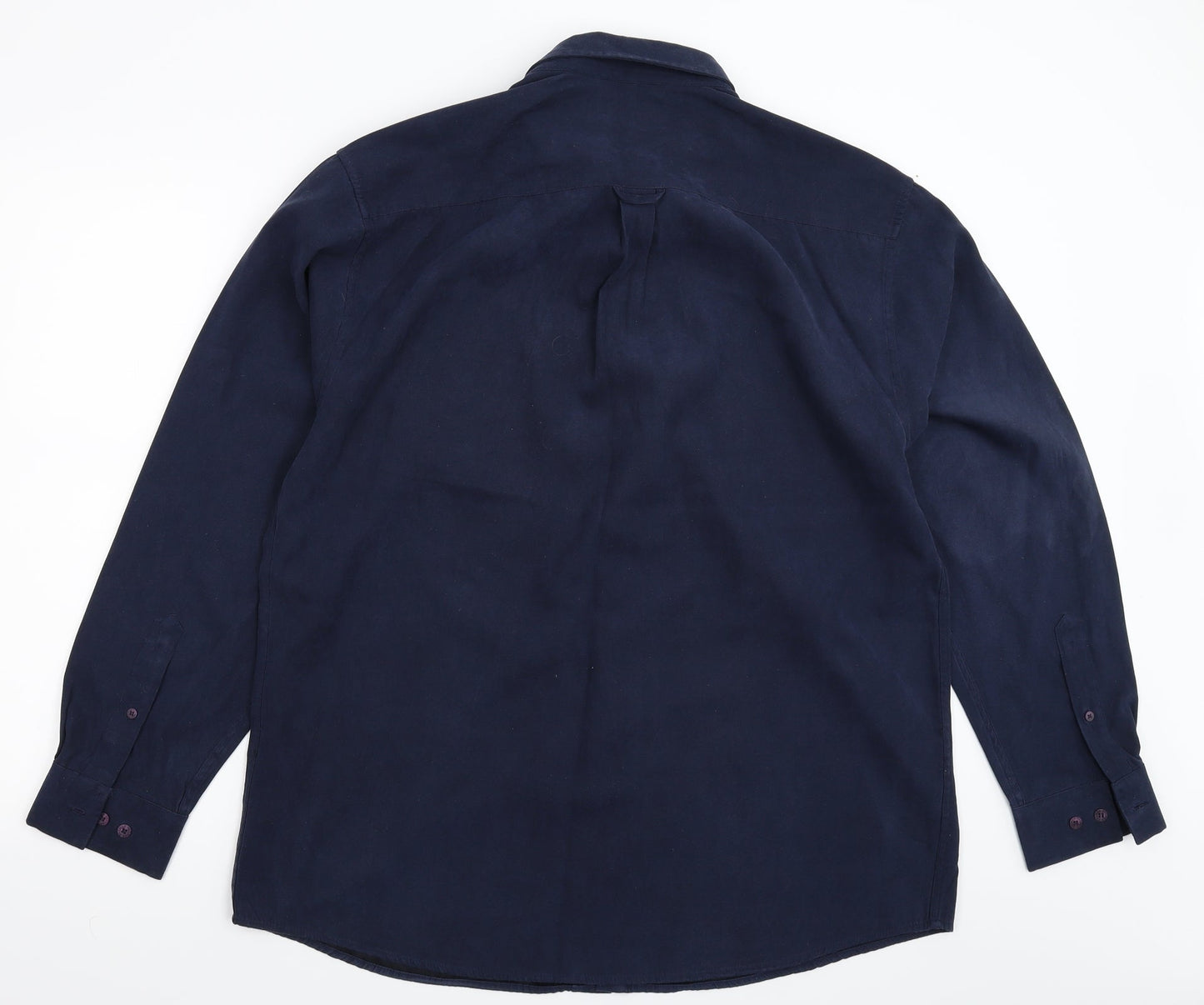 Arnold Palmer Mens Blue    Button-Up Size L