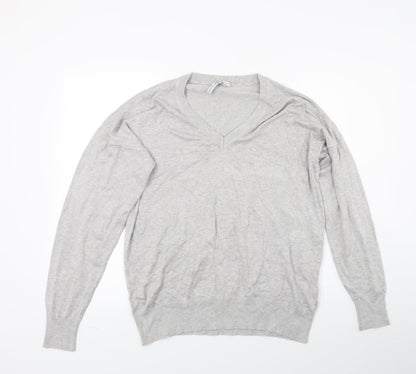 Capsule Womens Grey  Knit Pullover Jumper Size 18