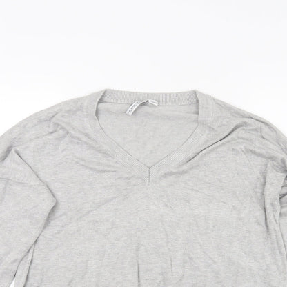 Capsule Womens Grey  Knit Pullover Jumper Size 18