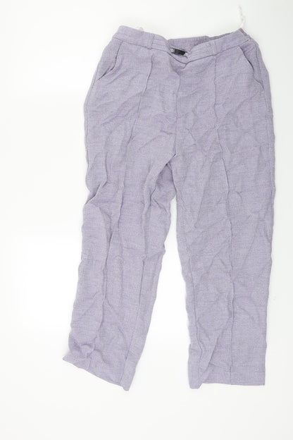 Honnor milburn Womens Purple   Capri Trousers Size 12 L22 in