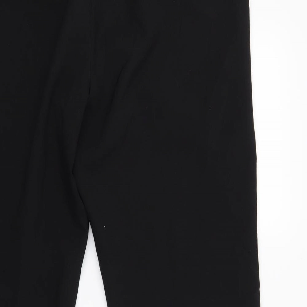 Womens UK Size 14 Papaya Regular Fit  Black Trousers