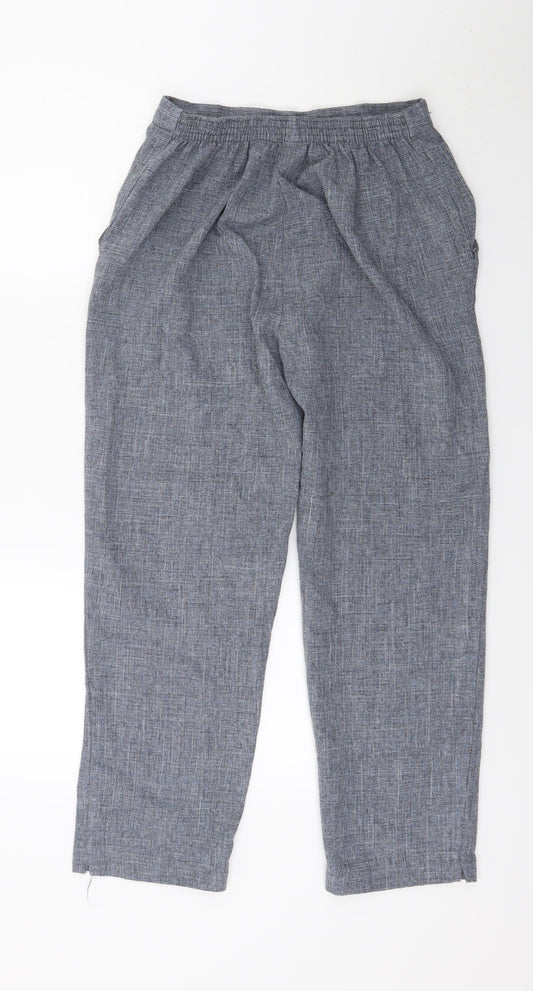 Preworn Womens Blue   Trousers  Size 12 L23 in
