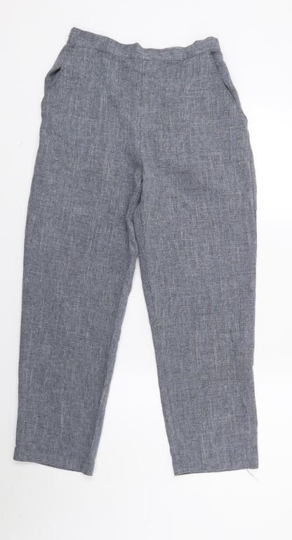 Preworn Womens Blue   Trousers  Size 12 L23 in