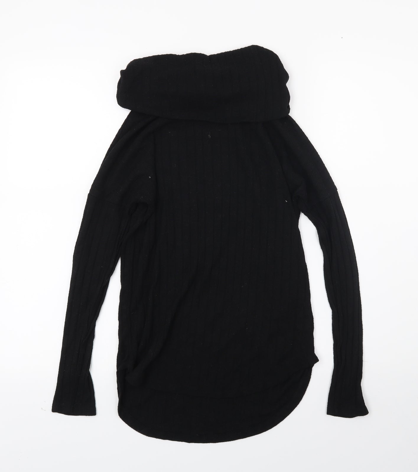 Peacocks Womens Black  Knit Pullover Jumper Size 8