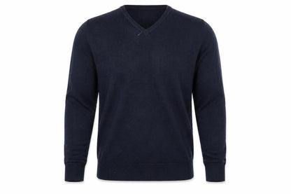 Cedarwood State Mens Blue Knit Pullover Jumper Size M