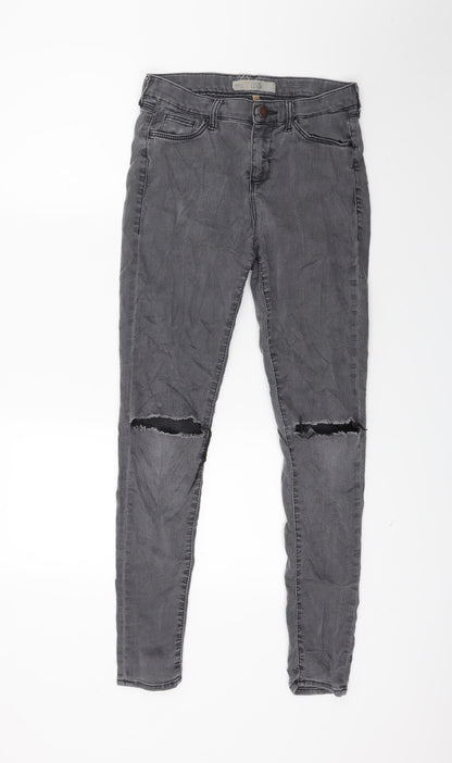 Womens UK Size 26 Top shop Regular Fit Skinny Grey Jeans