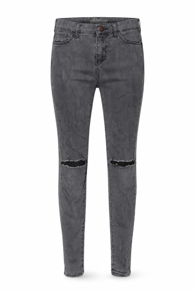 Topshop Womens Grey  Denim Skinny Jeans Size 26 L26 in