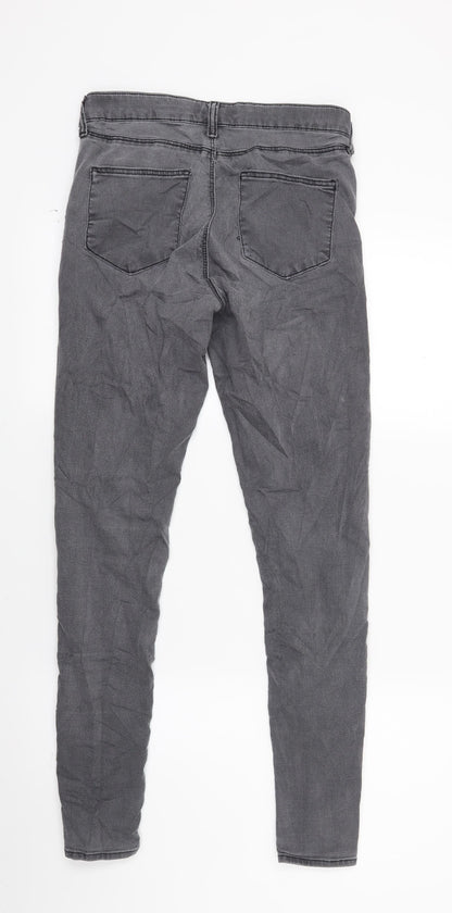 Womens UK Size 26 Top shop Regular Fit Skinny Grey Jeans