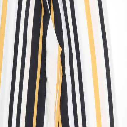 Womens UK Size S Preworn Regular Fit  White Trousers