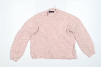 Marks and Spencer Womens Pink  Knit Pullover Jumper Size S