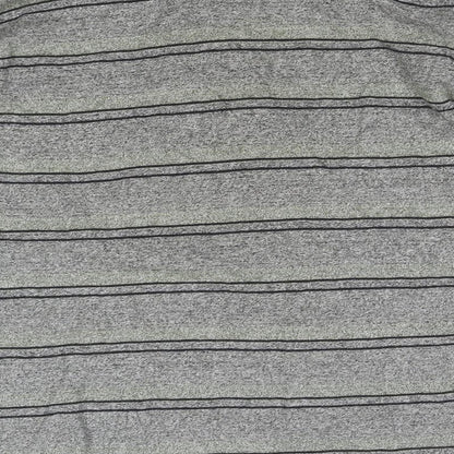 Rinnovato Mens Grey Striped   Polo Size S