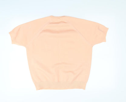 Preworn Womens Orange   Pullover Jumper Size M