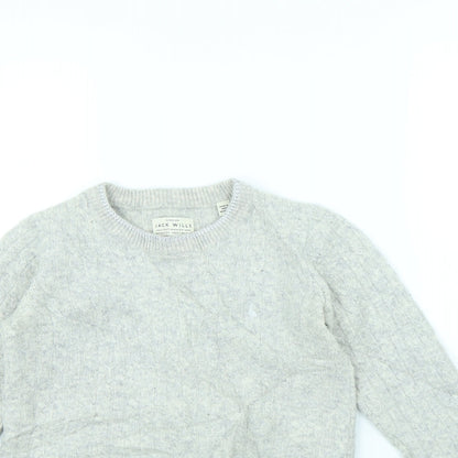 Jack Wills Womens Grey   Pullover Jumper Size 6
