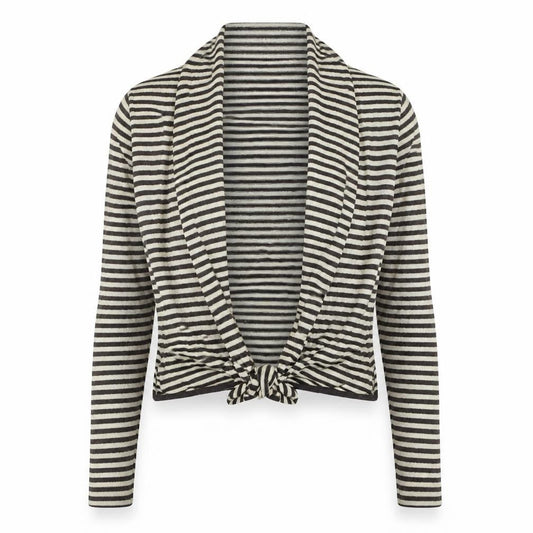 CMD Womens Beige Striped  Jacket  Size 12
