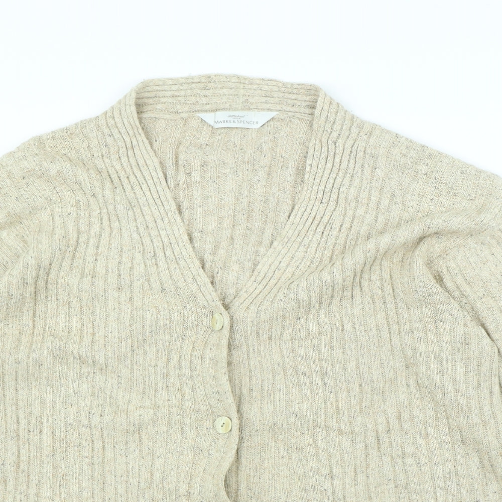 Womens UK Size 16 M&s Beige Jacket