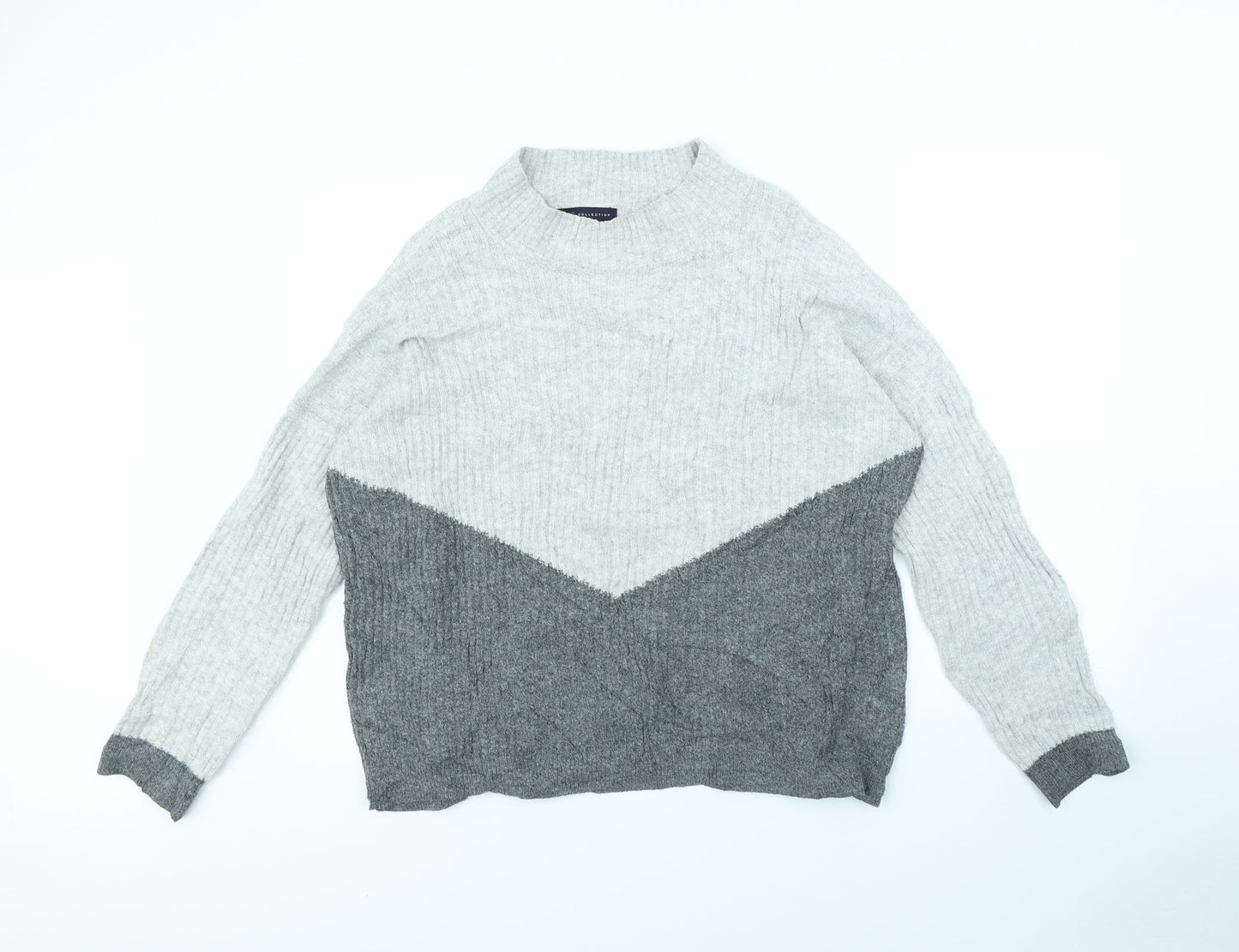 m&s Womens Grey   Pullover Jumper Size S