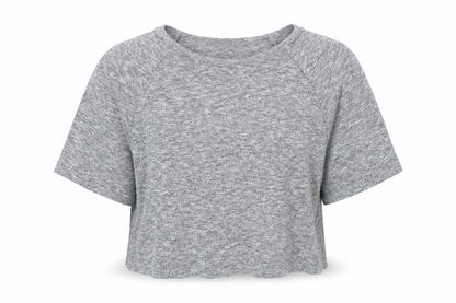 Womens UK Size 8 New Look Grey Basic T-Shirt