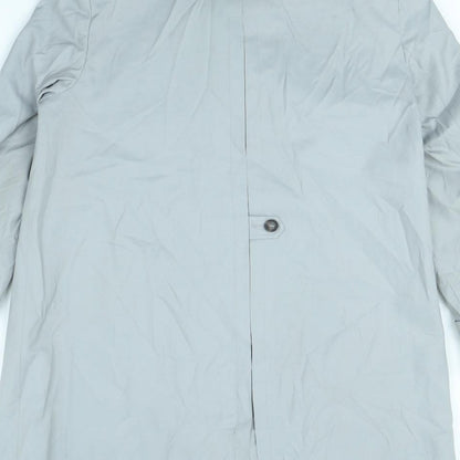 Womens UK Size 14 Preworn Grey Overcoat