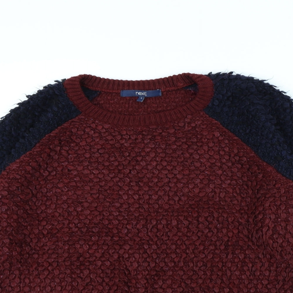 NEXT Womens Red   Pullover Jumper Size 8