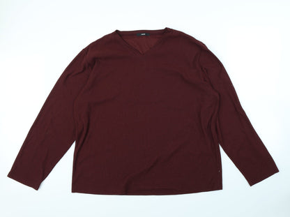George Mens Red   Pullover Jumper Size XL