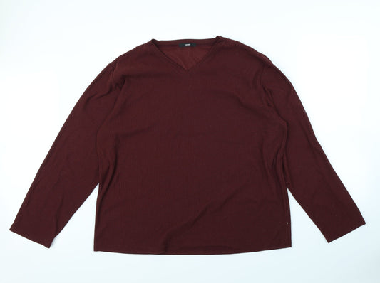 George Mens Red   Pullover Jumper Size XL