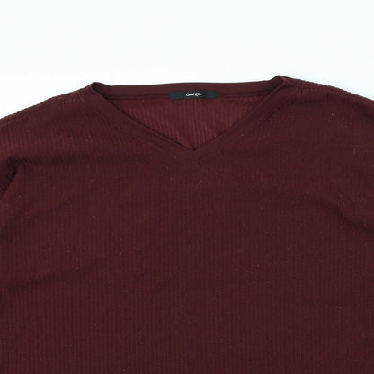 George Mens Red   Pullover Jumper Size XL