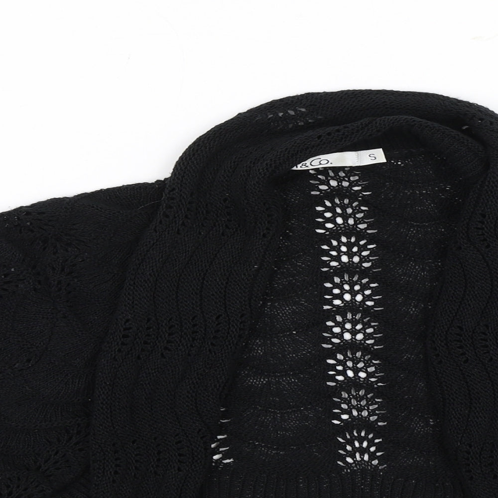 M&Co. Womens Black   Shrug Jumper Size S