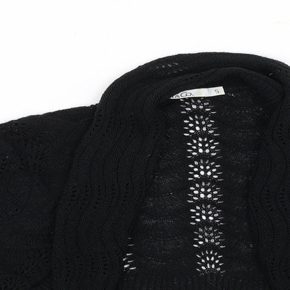M&Co. Womens Black   Shrug Jumper Size S