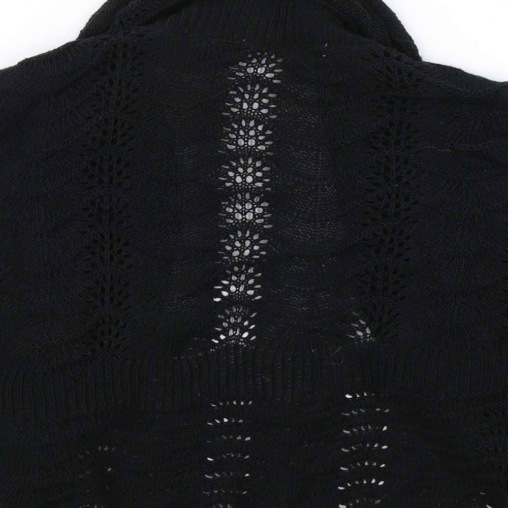 M&Co. Womens Black   Shrug Jumper Size S