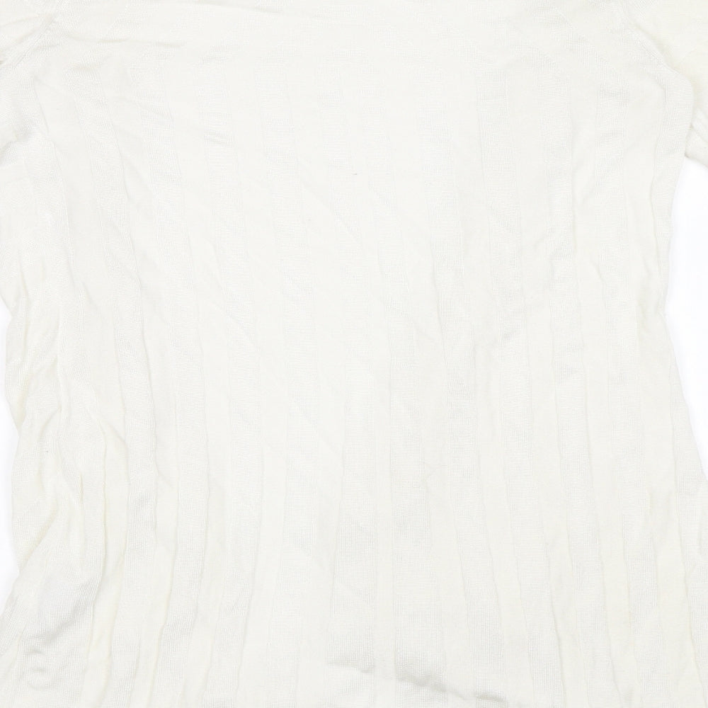 Per Una Womens White   Shrug Jumper Size 12