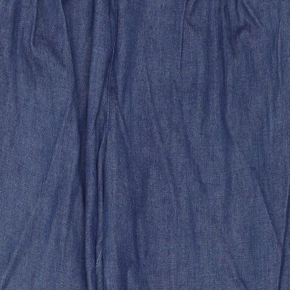 Confetti Womens Blue   Trousers  Size L L23 in