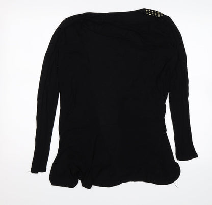 Papaya Womens Black   Shrug Jumper Size 14
