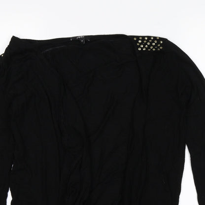 Papaya Womens Black   Shrug Jumper Size 14