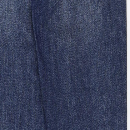 Womens UK Size 8 H&M Regular Fit Skinny Blue Jeans