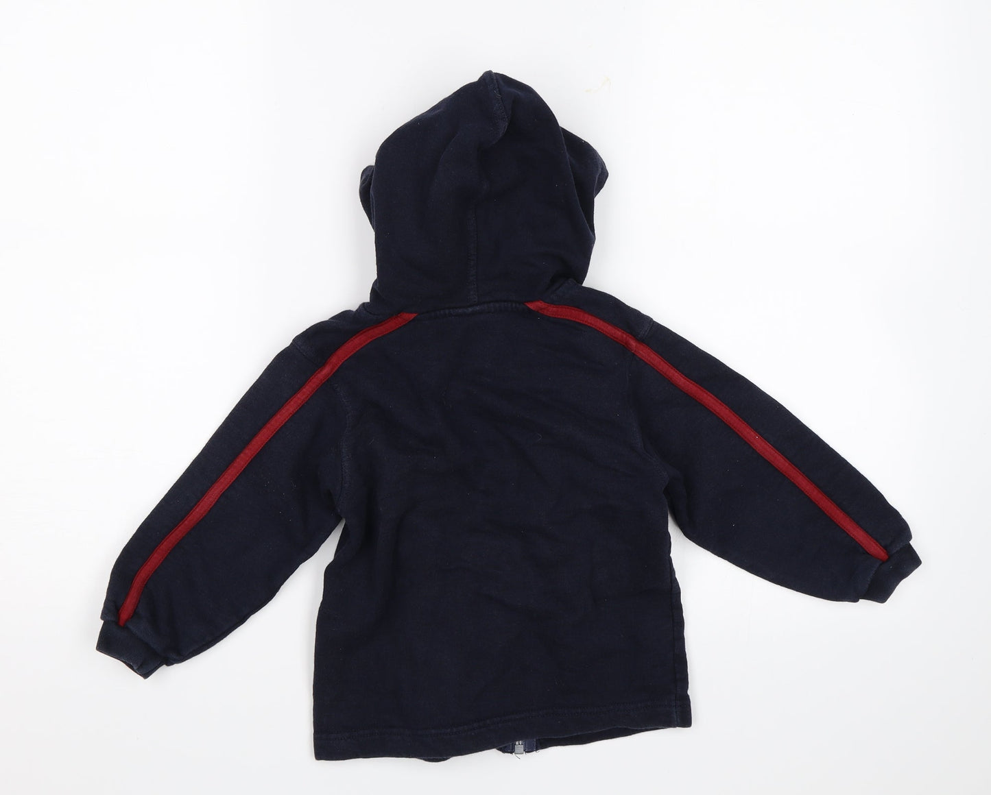 Salt Pepper Boys Blue   Full Zip Hoodie Size 3-4 Years  - No. 5