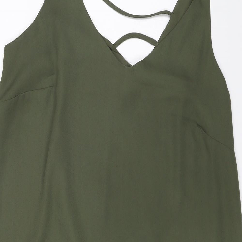 Papaya Womens Green   Shift  Size 12