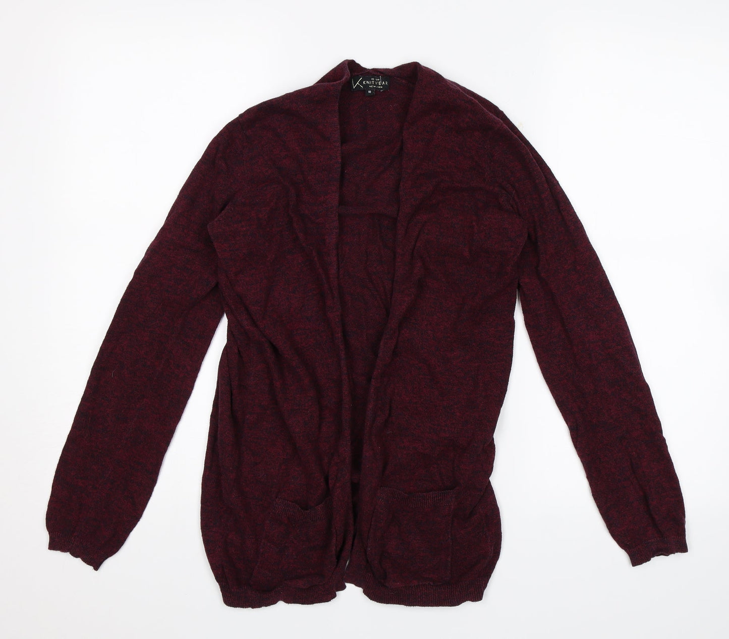 New Look Womens Red   Cardigan Jumper Size 10