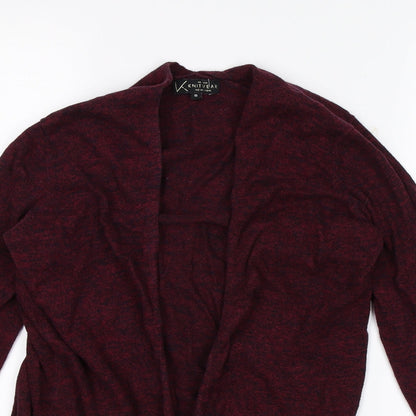 New Look Womens Red   Cardigan Jumper Size 10
